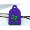 Buy cheap Embossed Matt PVC Rubber Keychain SGS 3D PVC Keychain Purple Red White from wholesalers