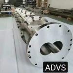 120mm Double Screw Extruder Machine Parts Barrel Diameter 120 Mm 40 D / L