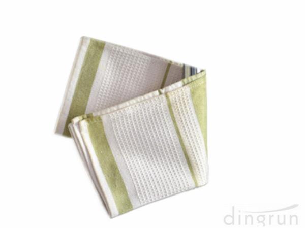 Buy cheap Azo Free Striped Tea Towels , Cotton Kitchen Towels For Restaurant from wholesalers