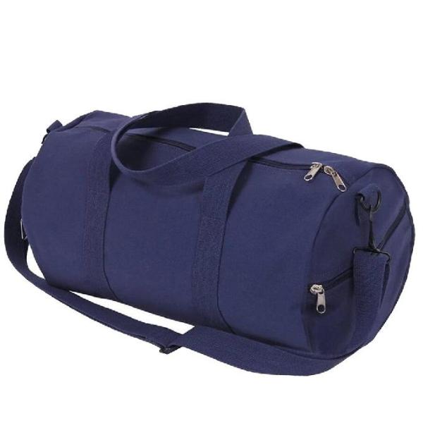 Buy cheap Vintage Double Nylon Zippers Canvas Gym Bag For Weekend Travel from wholesalers