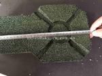 Interlocking Dog Bone Rubber Pavers / Rubber Floor Bricks for Sports venues