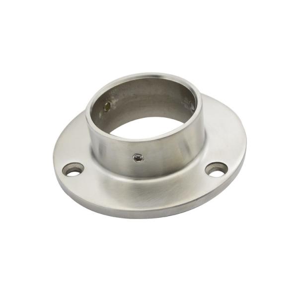 Stainless steel 304 post base in 2" for rail satin finishing 50.8mm, mirror