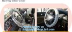 Tire Printed Plastic Car Seat Covers , Car Wheel Cover Van SUV MVP Spare Tire