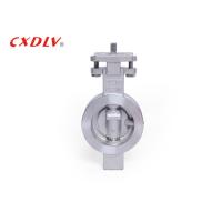 Buy cheap High Performance Wafer Type Butterfly Valve DN150 Large Diameter Bare Stem Shaft product