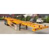 Buy cheap 1840mm Tread 12 Tire Number Container Chassis Semi-Trailer For Container Delivery from wholesalers