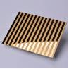 Buy cheap Gold Mirror Etched Stainless Steel Sheet 304 1219mm 2438mm Elevator Door from wholesalers