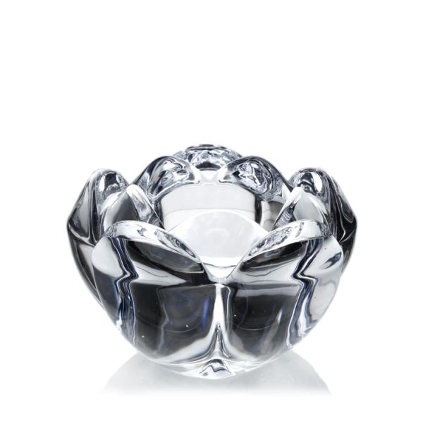 Buy cheap Flowers Tea Light Candle Holder Lead Free Crystal Glass Creative Party Celebration Decoration from wholesalers