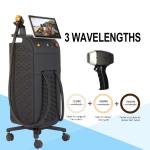 Dual Handle Smart Hair Removal Machine 800W / 1200W Cooling Laser Hair Removal