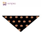 Pumpkin Halloween Dog Scarf Bandana Triangle Bibs Scarf Accessories Digital