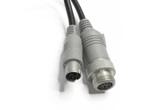 Buy cheap Mini DIN 4 Video Inputs Metal Plug Trailer Camera Cable from wholesalers