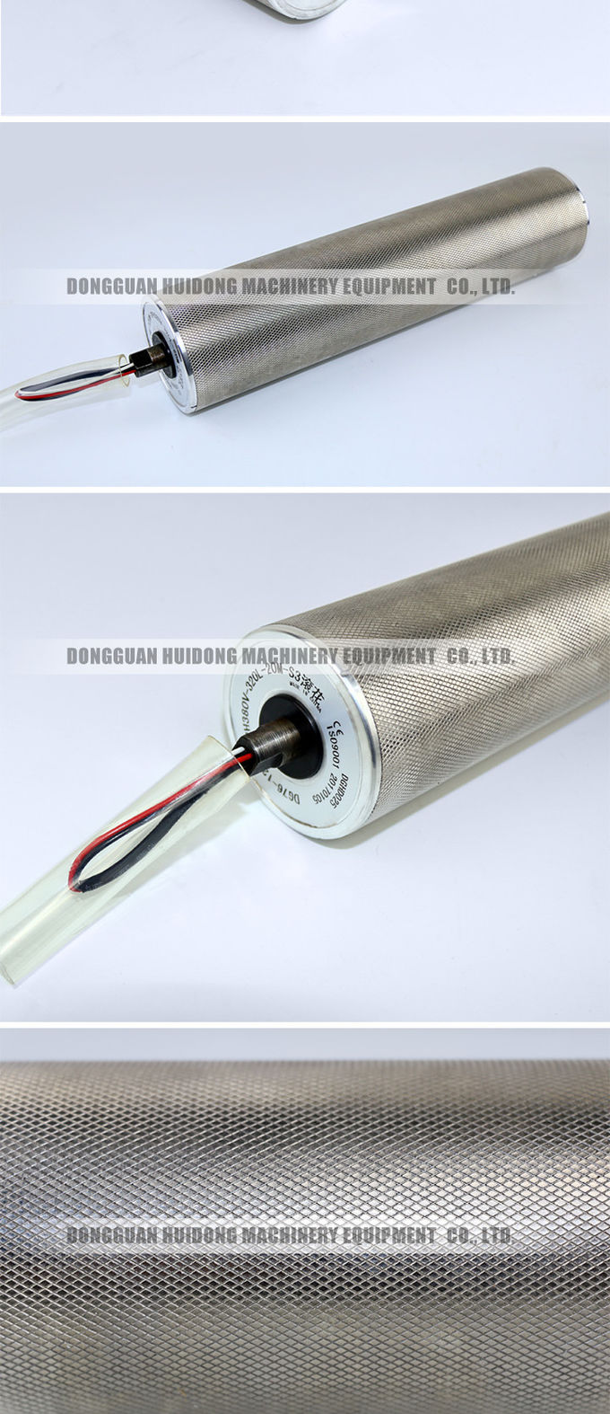 DC Electric Motorized Conveyor Rollers Flexible Heavy Duty Conveyor Rollers