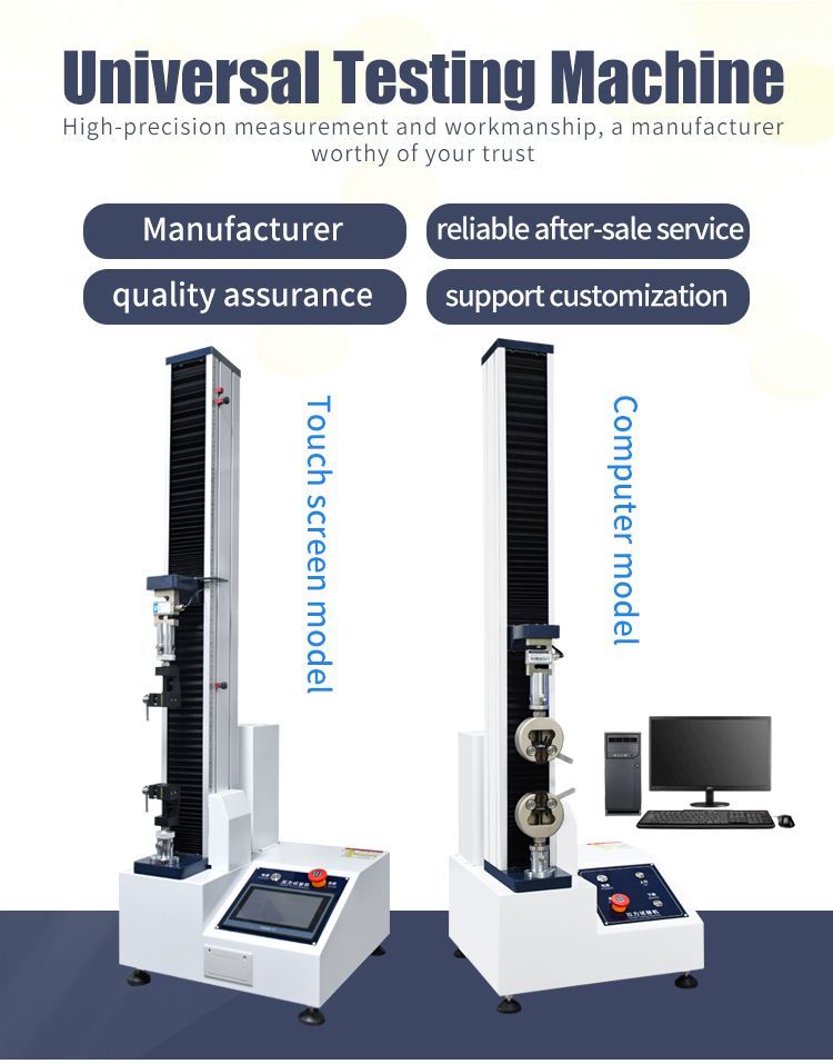 Good Security Single Column Tensile Testing Machine for Plastic