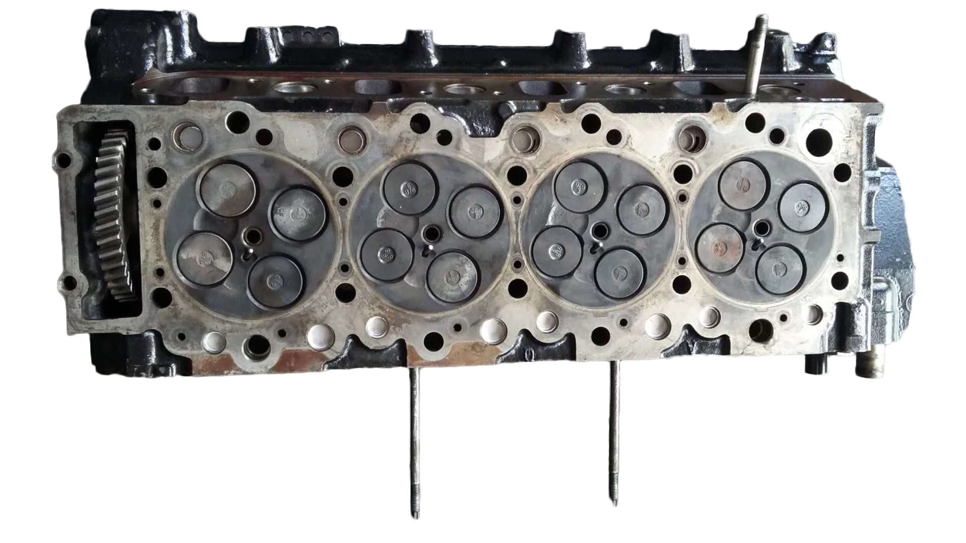 Engine Isuzu 4hk1 Cylinder Head Assembly Disassembly