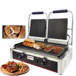 Electric Grill Stainless Steel Toaster Contact Grill Panini Press Grill