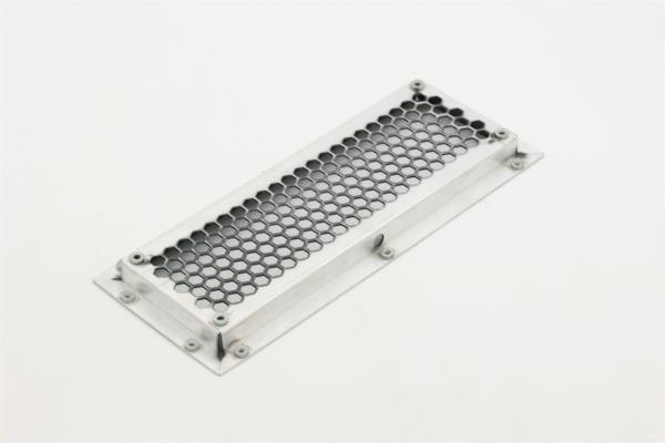 Buy cheap Spray anti baking process AL5052 metal stamping fan cover component from wholesalers