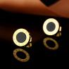 Buy cheap 10mm Stainless Steel Gold Plated Arabic Number Stud earring for Women from wholesalers