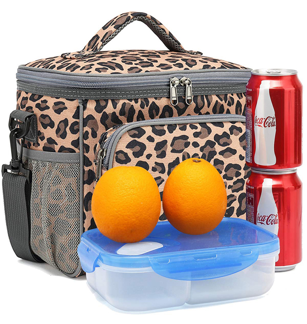 Large Leakproof Lunch Cooling Box with Strap for Work, School, Outdoor