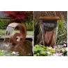 Buy cheap 65cm Rusted Ball Water Fountain Customized Exterior Decoration from wholesalers