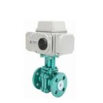 Flange Connection Electric DN15 Ball Valve Fluorine Ball Valve With Electric