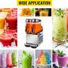 Buy cheap 110V Commercial Slushy Machine 2x6L Soft Ice Cream Maker 1300W LED Display Automatic from wholesalers