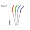 Buy cheap Blue Whisky Drinking Stainless Steel Reusable Straws High Polish Lead Free from wholesalers