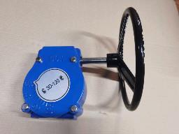 single stage worm-gear actuator speed reducer for pneumatic butterfly valve