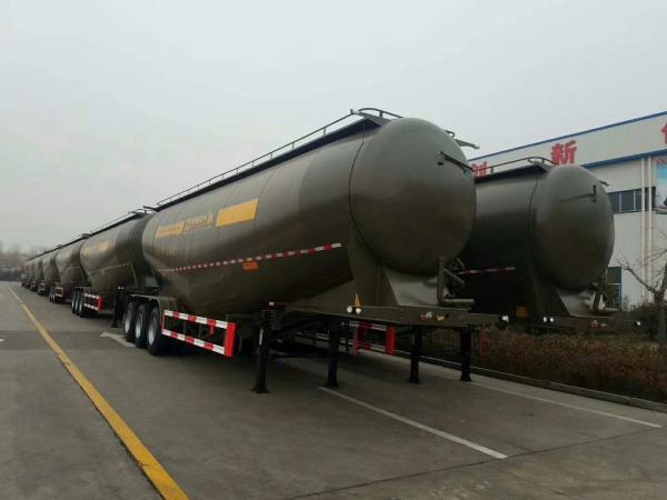 Buy cheap Easy Maintenance Cement Tanker Trailer For 45 Cbm Bulk Flours Transport from wholesalers
