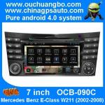 Ouchuangbo 7" Auto DVD Android 4.0 for Mercedes Benz E-Class W211 2002-2008 3G