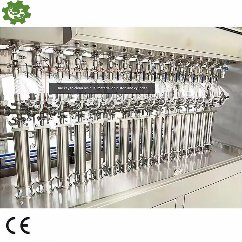 Automatic Brake Oil Refrigerant Oil Lube And Engine Oil Filling Capping And Labeling Machine