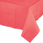 Linen Feel Party Paper Tablecloths Waterproof OUCHAME SGS Listed