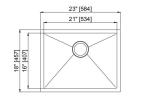 Durable Undermount Stainless Steel Kitchen Sink With High Grade Undercoating /