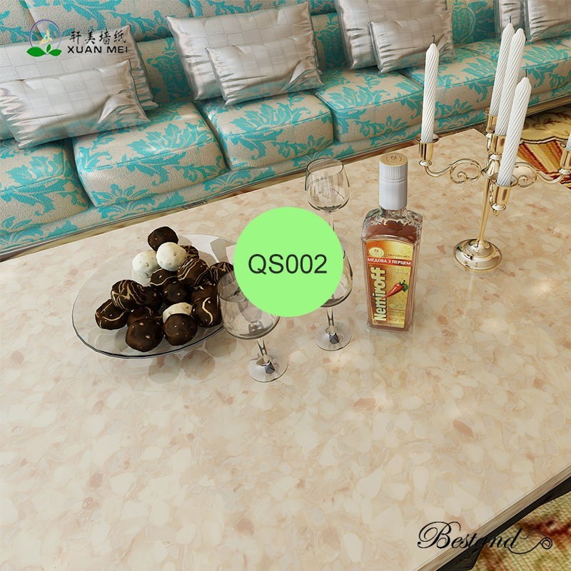 XuanMei Decorative Marble Contact Paper PVC Adhesive Film Thickness 0.2MM-0.3MM for Furniture Transformation