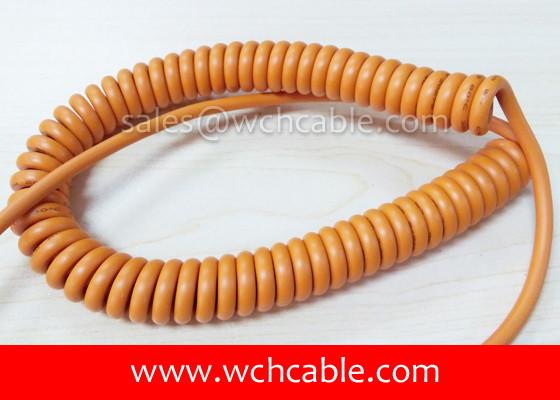 Buy cheap Medical Healthcare Spiral Cable UL758 Certified Polyurethane PUR Sheath Pure Copper Conductors from wholesalers