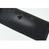 Buy cheap 11.5oz Denim Fabric Rigid 56%C 44%P Black And Black Backside For Brand Style Jeans Boy Friend Style Soft Handfeel from wholesalers