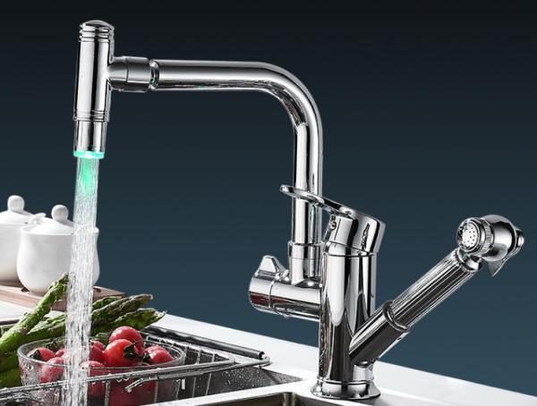 Buy cheap Electroplate Single Handle OEM Kitchen Sink Faucets from wholesalers
