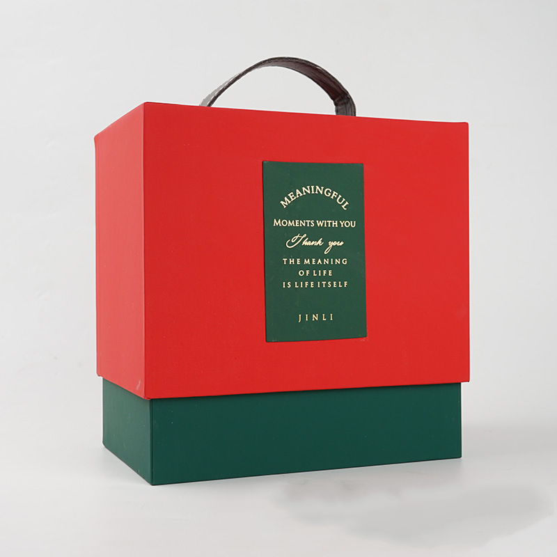 Dustproof Varnishing Holiday Gift Box Packaging Stackable For Christmas Chocolate