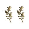 Buy cheap Metal coffin decoration zamak rose zinc alloy flower D013 45cm*13cm Antique bronze from wholesalers