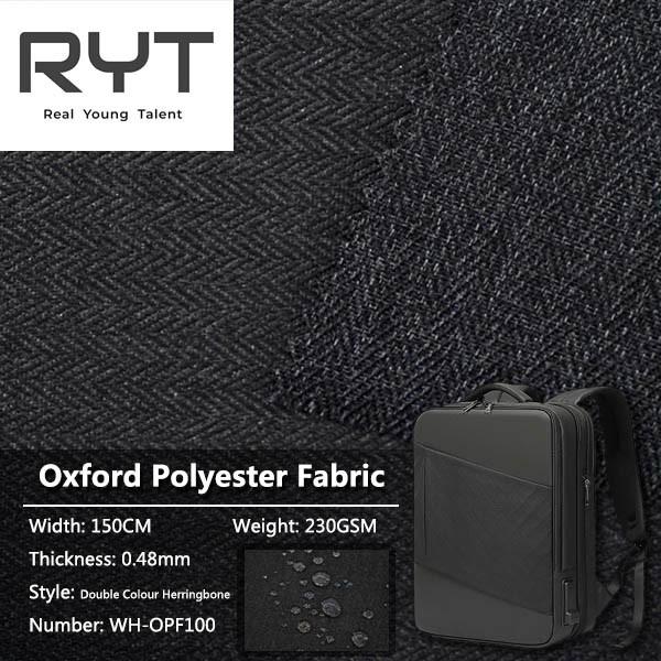 Buy cheap 0.48mm Oxford Polyester Fabric For Shopping Backpack Climbing Rucksack from wholesalers
