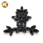 Jewelry Decoration T Shape Metal Shoe Buckles Black / Gold Multi Color