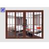 Buy cheap Frosted Glass Aluminum Door Profiles Excellent Thermal Conductivity Custom Size from wholesalers