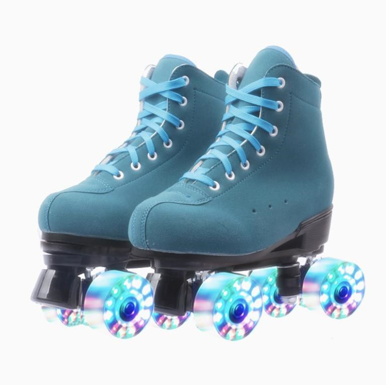 Double Row Outdoor classic roller skates For Women High Top Unisex