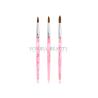 Buy cheap Pink Acrylic UV Gel Round Nail Art Brushes With Nature Kolinsky Hair from wholesalers
