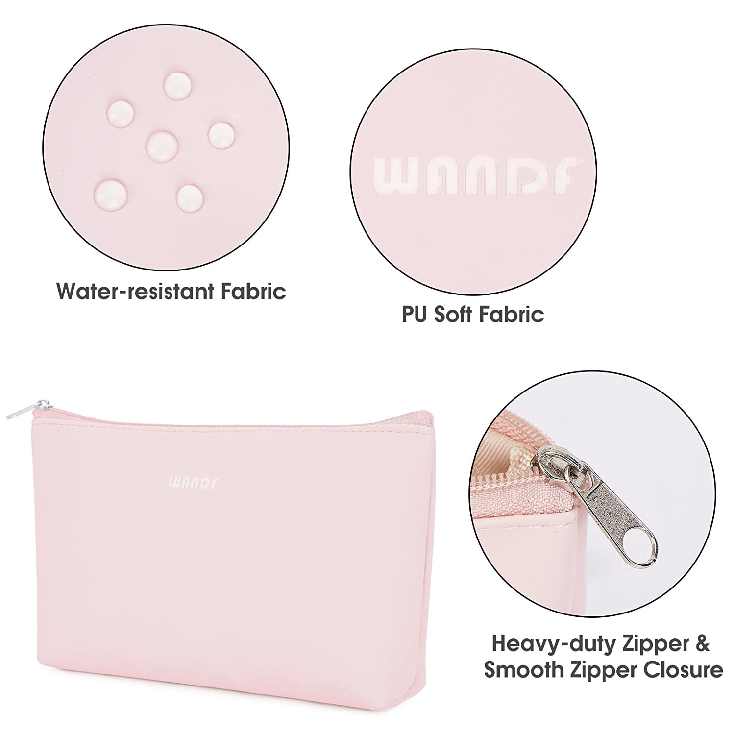 Waterproof Cosmetic Bag Organizer Water Resistant For Women Makeup Purse