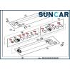 Buy cheap 4634033 Boom Cylinder Seal Kit Fits JOHN DEERE 35G 35D Excavator Sealing Parts from wholesalers