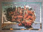 250gsm DIY Jigsaw Puzzles OPP 1000 Pieces Block Customized Children Puzzle Games