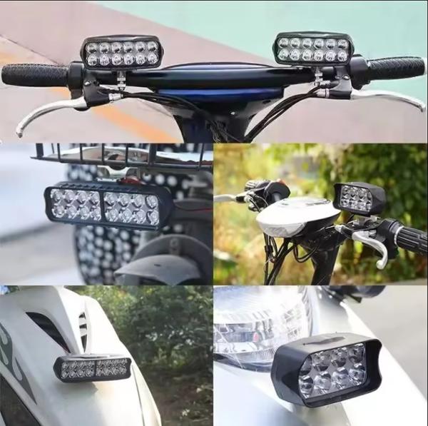 Buy cheap White Flash 16 Beam 12V 24V Auxiliary Headlight Motorbike LED Light from wholesalers