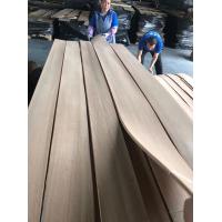 Buy cheap 0.5mm Red Oak Wood Veneer Plain Sliced MDF Interior Decoration Use product
