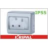 Buy cheap South Africa Outdoor Plug Socket / 15 Amp Round Pin Socket 250V from wholesalers