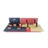 Buy cheap Customize Wooden Counter Watch Holder Stand Black Red Assemble Luxury Acrylic Tray from wholesalers