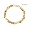 Buy cheap European American Style Gold Rhinestone Bracelet Socialite Thick Gold Chain Bangle from wholesalers